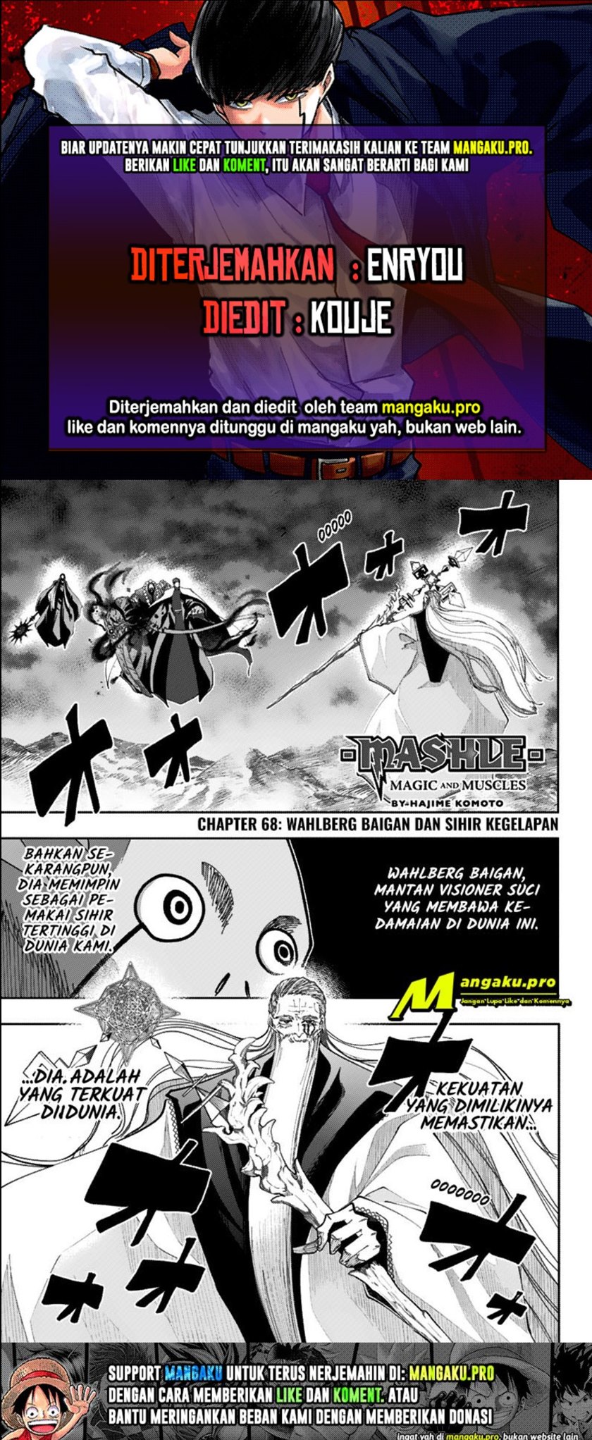 Mashle: Magic and Muscles chapter 68
